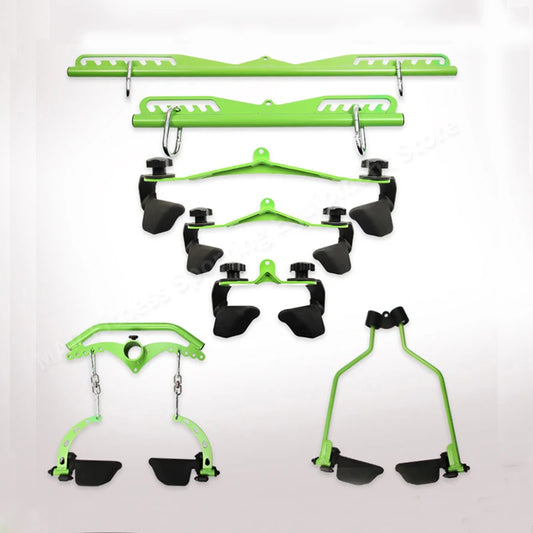 Fitness Lat Pull Down T-Bar Handle， Rowing Rotating V-Bar， Pulley Cable Machine Attachment Handle Grip， Gym Equipment Back Train