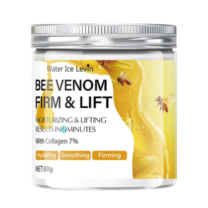 Bee Venom Firming and Lifting Cream - 80g, 2 Minutes Absorbent, Non-Greasy and Moisturizing, Suitable for Light Skin Tone, Alcohol-Free Formula, Brightening Evenly and Shiny