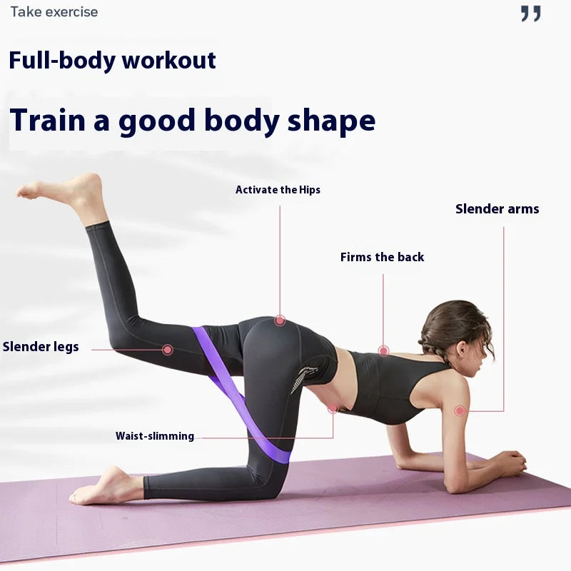 Fitness Resistance Bands Thickened Yoga Elastic Sheet Stretch Band Agility Training Strength Training Gym Equipment for Home