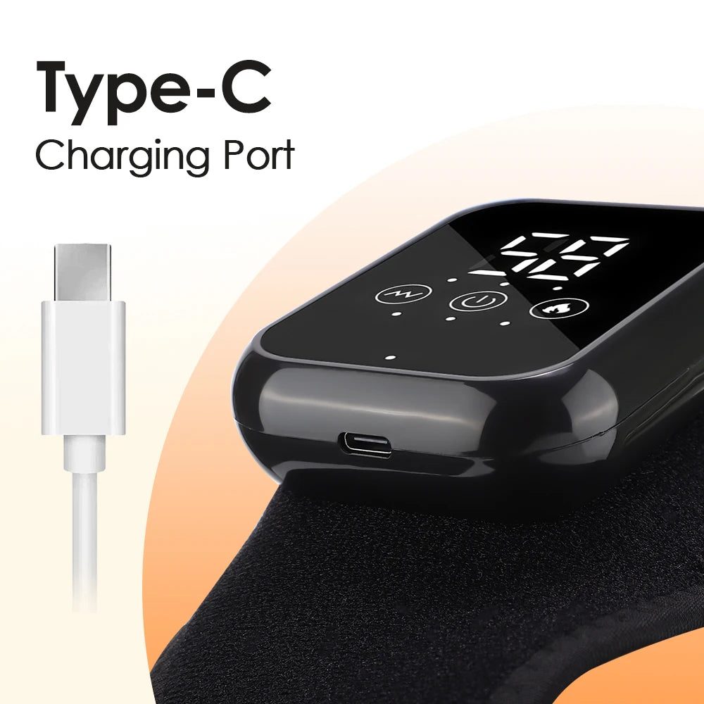 Electric Ankle Heat Massager Vibrator Foot Heating Wrist Band Guard Wrap Pad Sports Fitness Joint Care Heating Bracer Heath Care