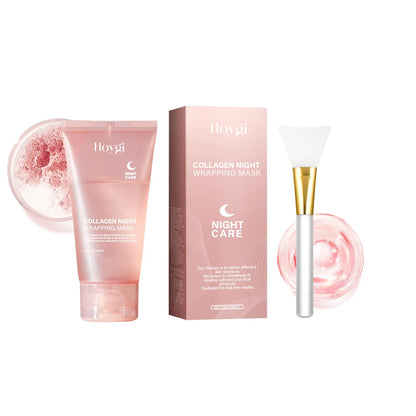 Collagen Peel Off Facial Mask Removes Blackheads & Oil Deeply Moisturizes Shrinks Pores Smoothes Fine Lines Brightens Skin Tone