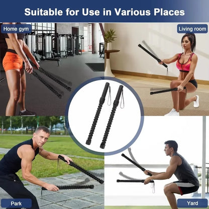 2pcs portable cordless combat rope fitness strength training fitness ability throwing rope spring sports fitness equipment