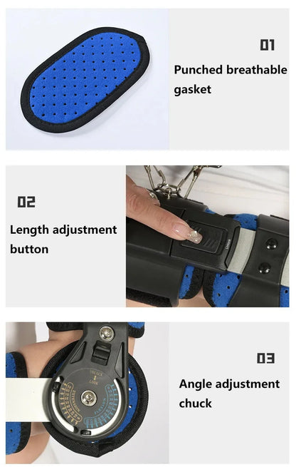 Elbow joint fixation brace ROM hinged Shoulder Arm Sling Forarm Braces Support Splint Orthosis Orthotics Band Pad Bel | Unisex